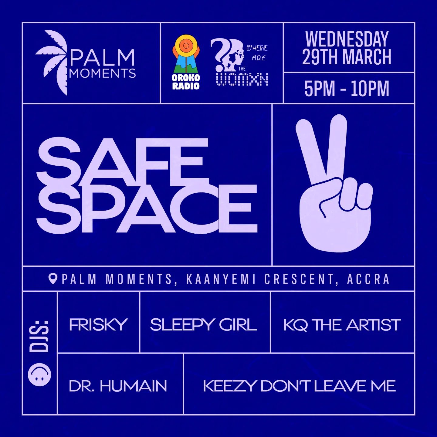Where are the womxn Presents Safe Space - Trybe Africa